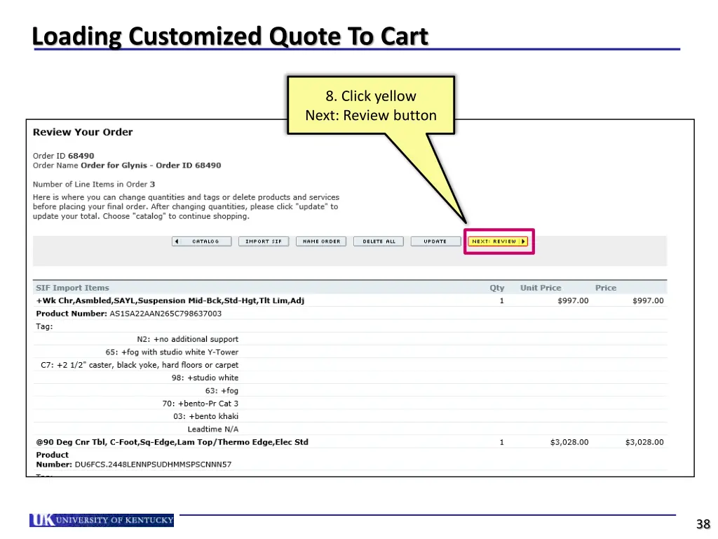 loading customized quote to cart 5