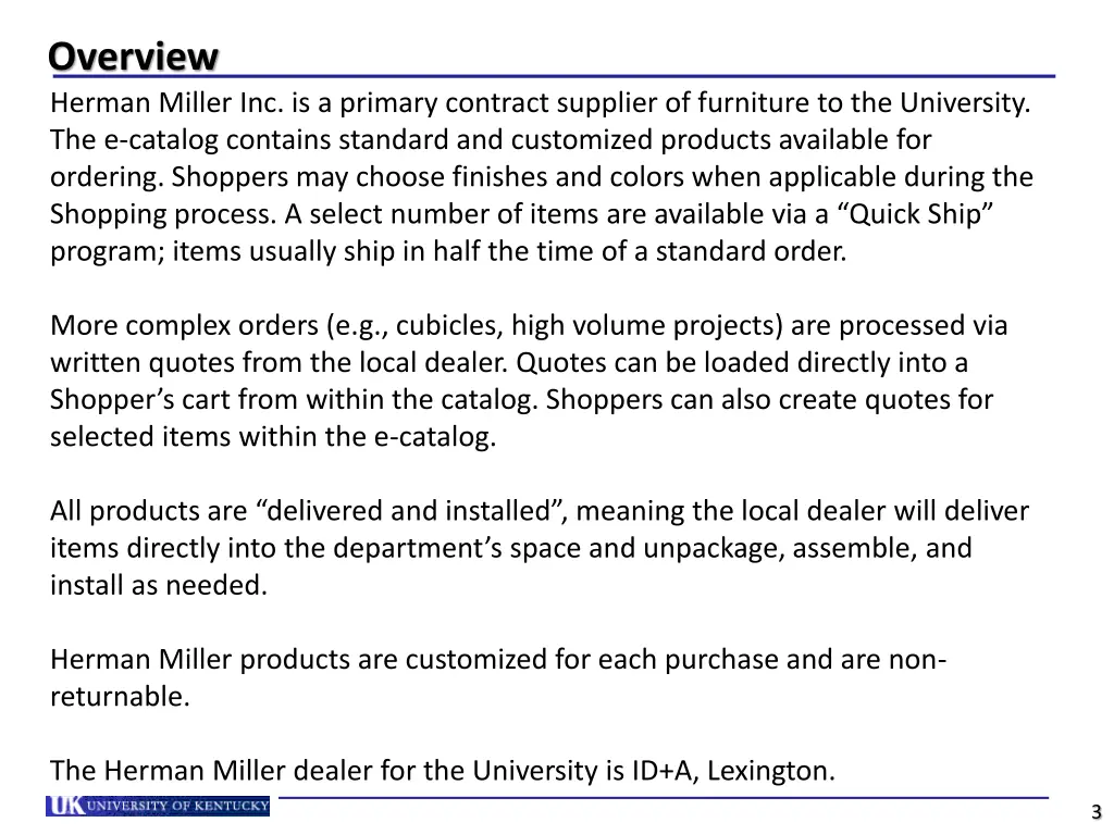 overview herman miller inc is a primary contract