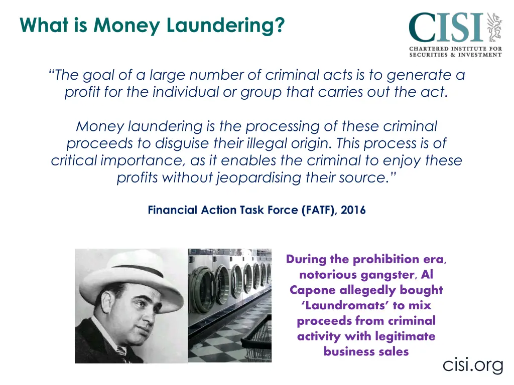 what is money laundering