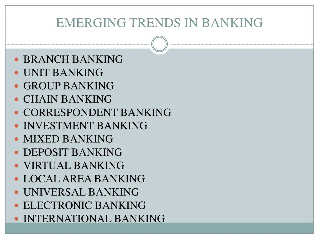 emerging trends in banking