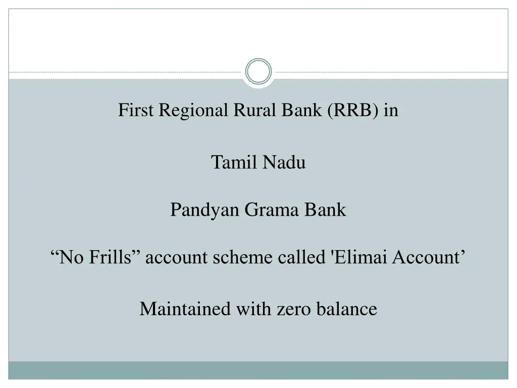 first regional rural bank rrb in