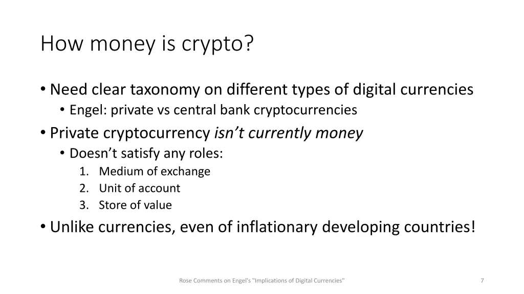 how money is crypto