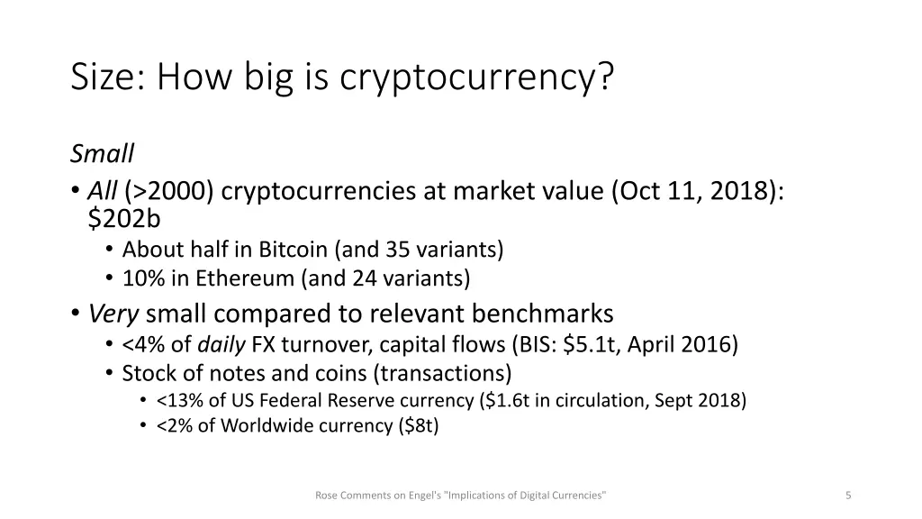 size how big is cryptocurrency