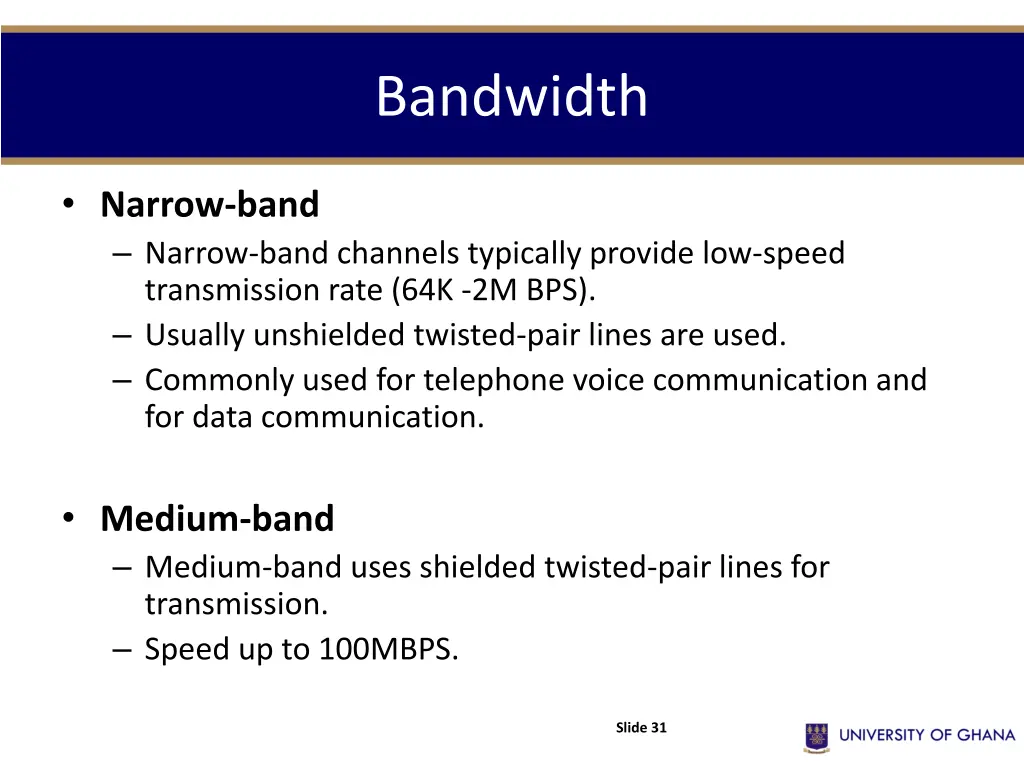 bandwidth 1