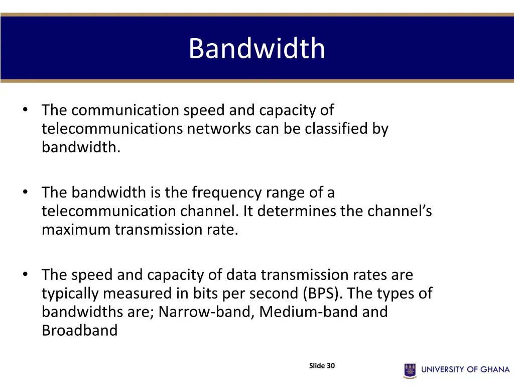 bandwidth