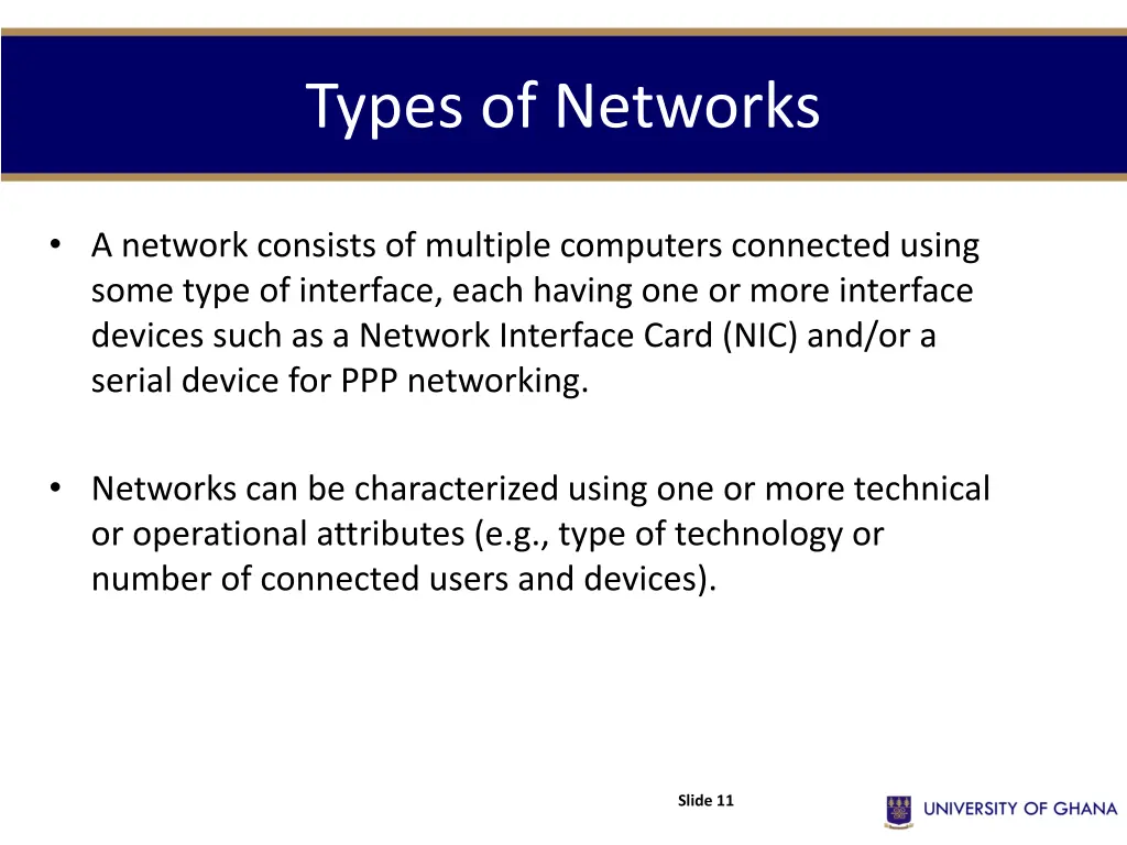 types of networks