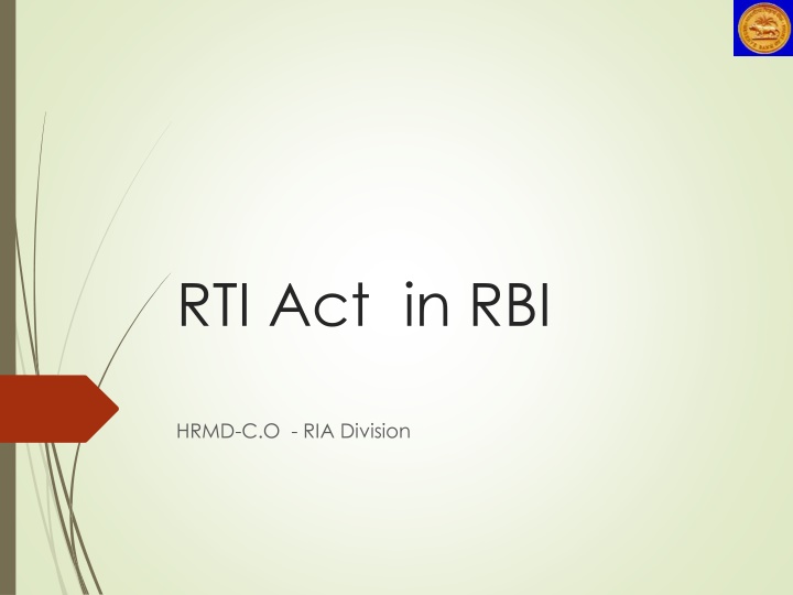 rti act in rbi