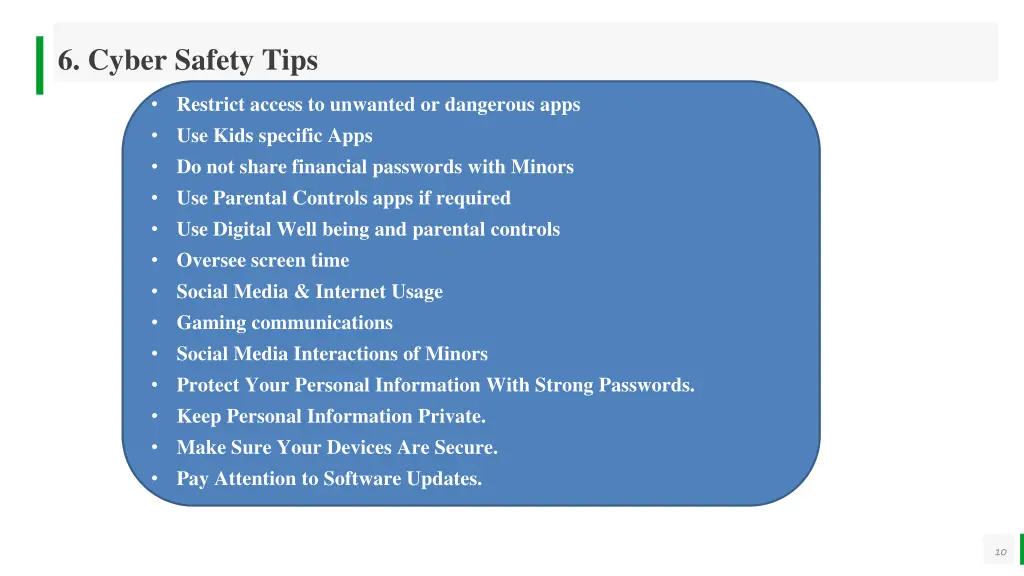 6 cyber safety tips