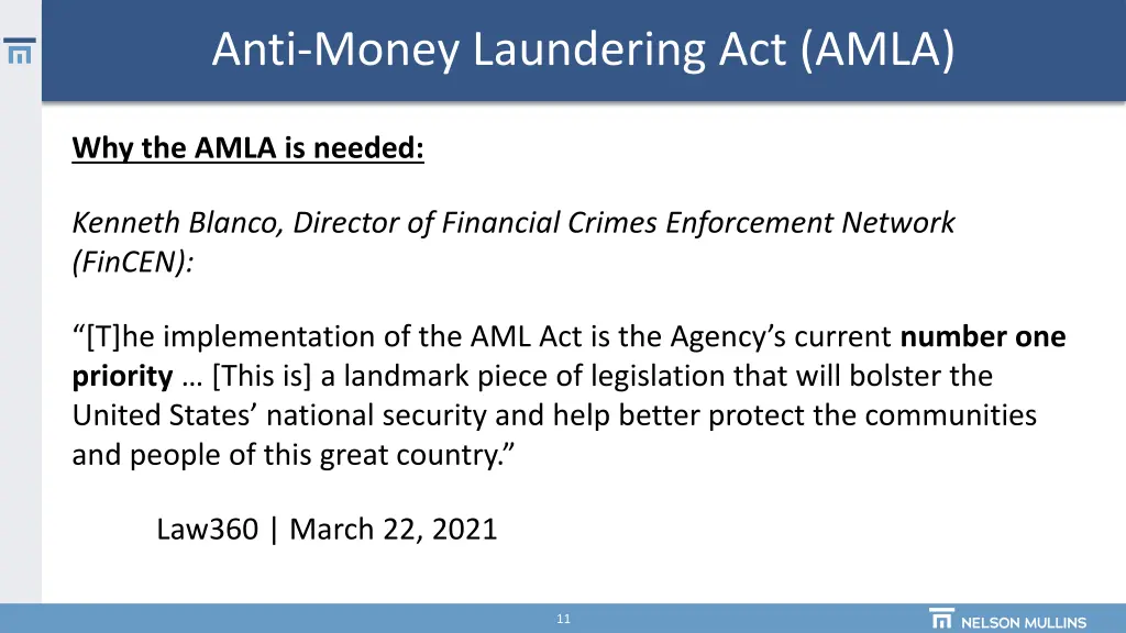 anti money laundering act amla 2