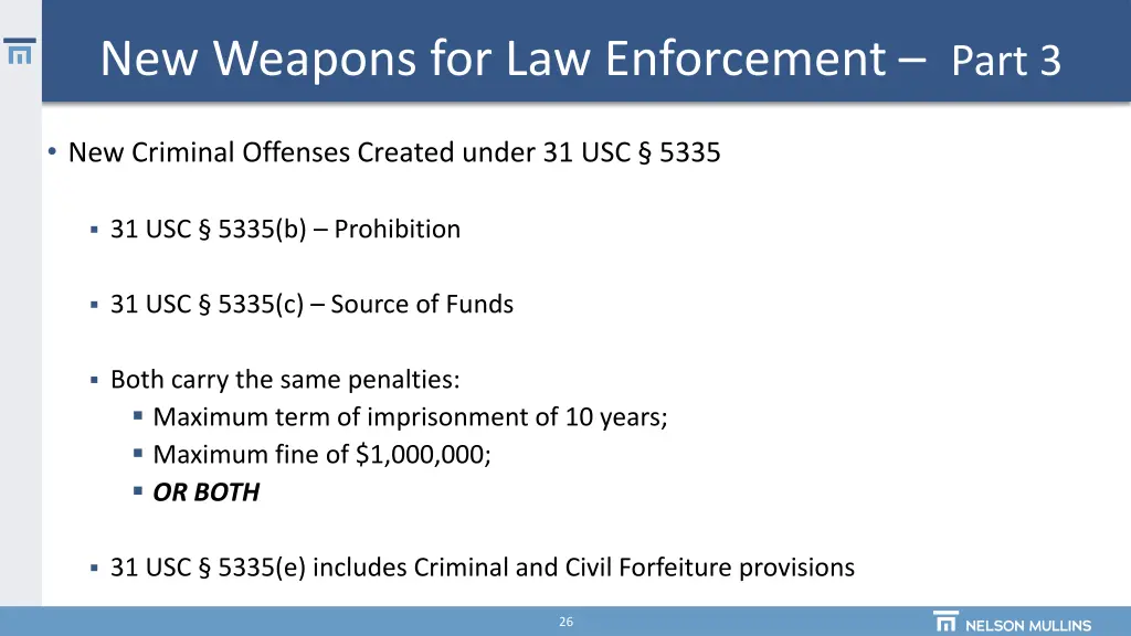 new weapons for law enforcement part 3