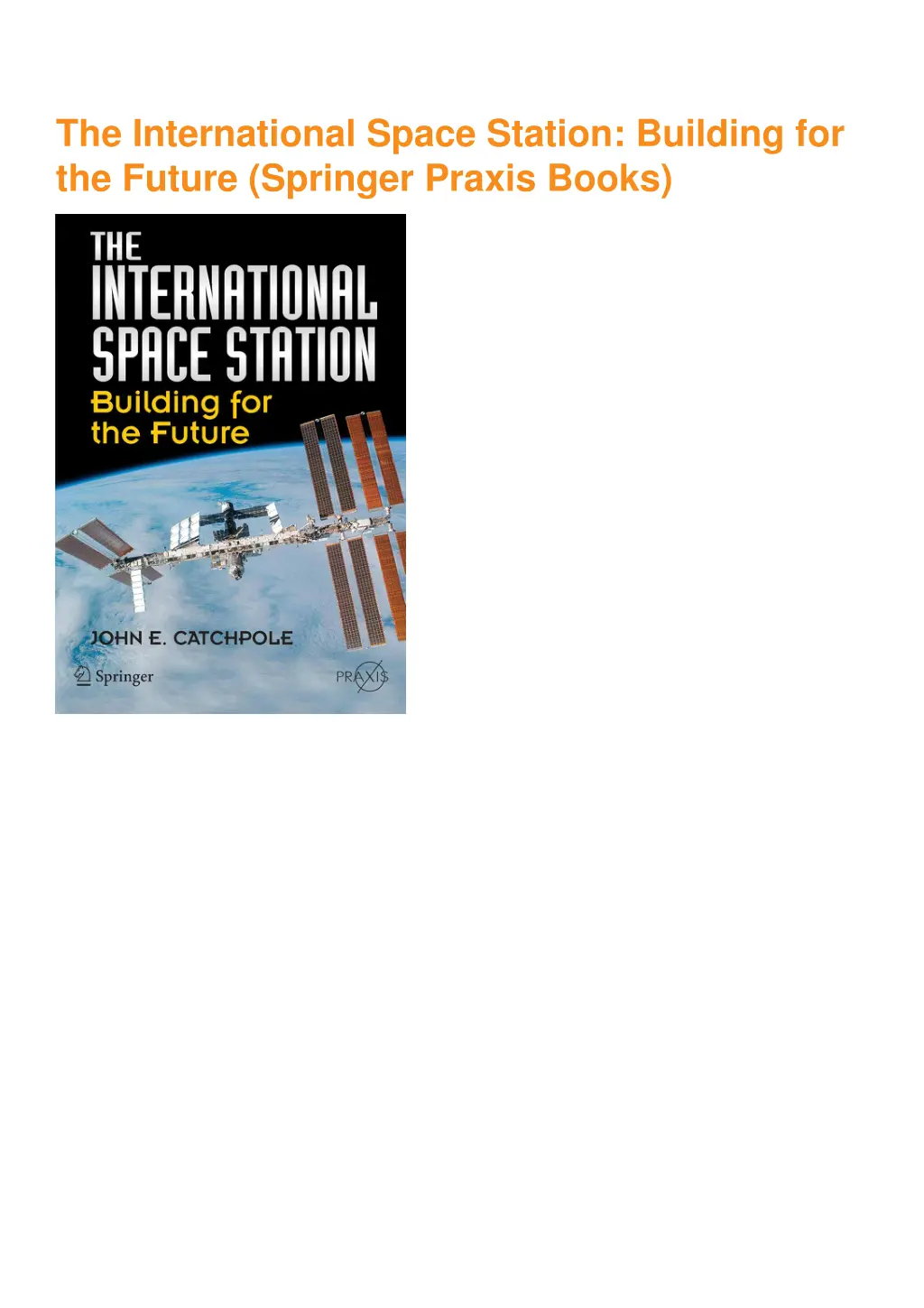 the international space station building 1