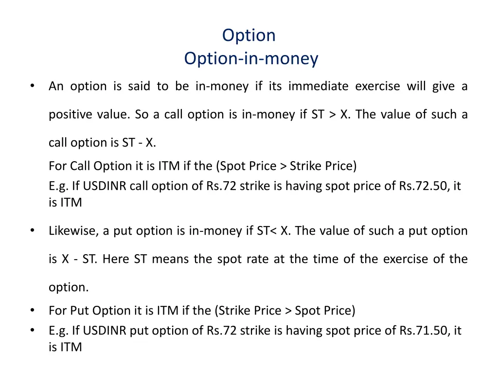 option