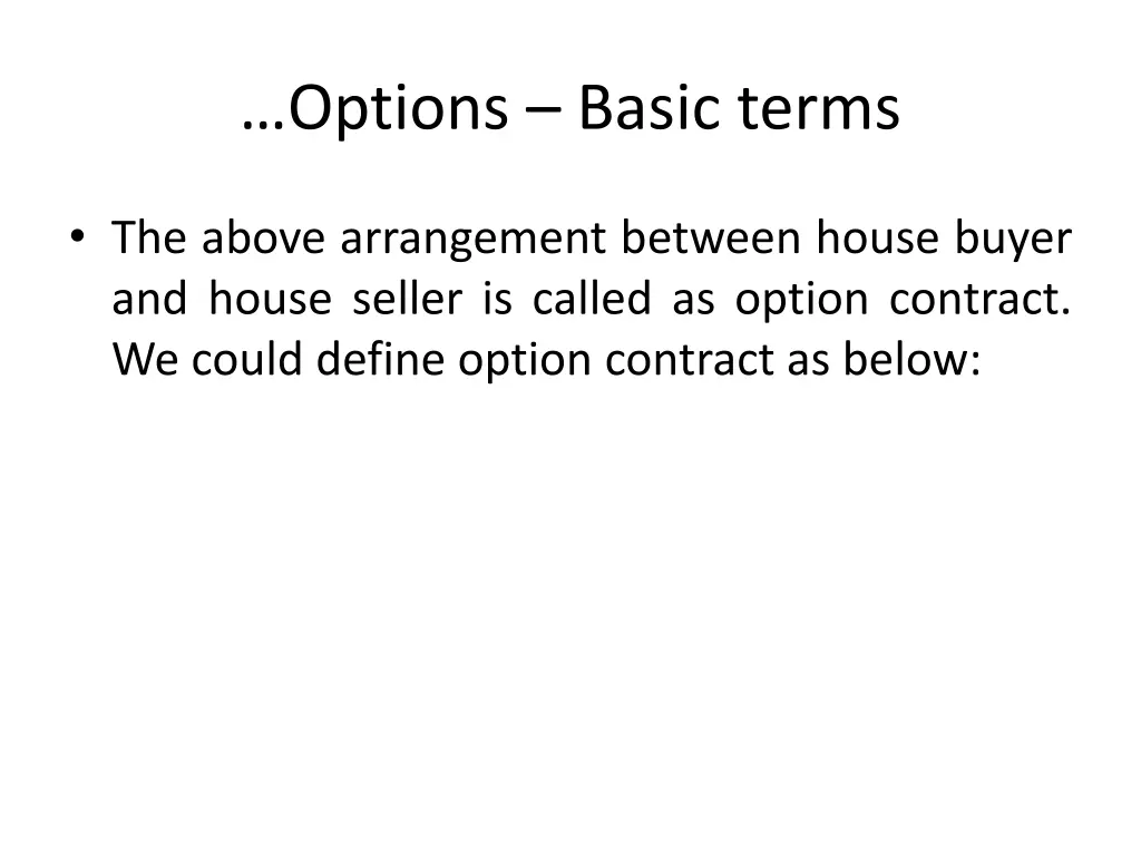 options basic terms 2