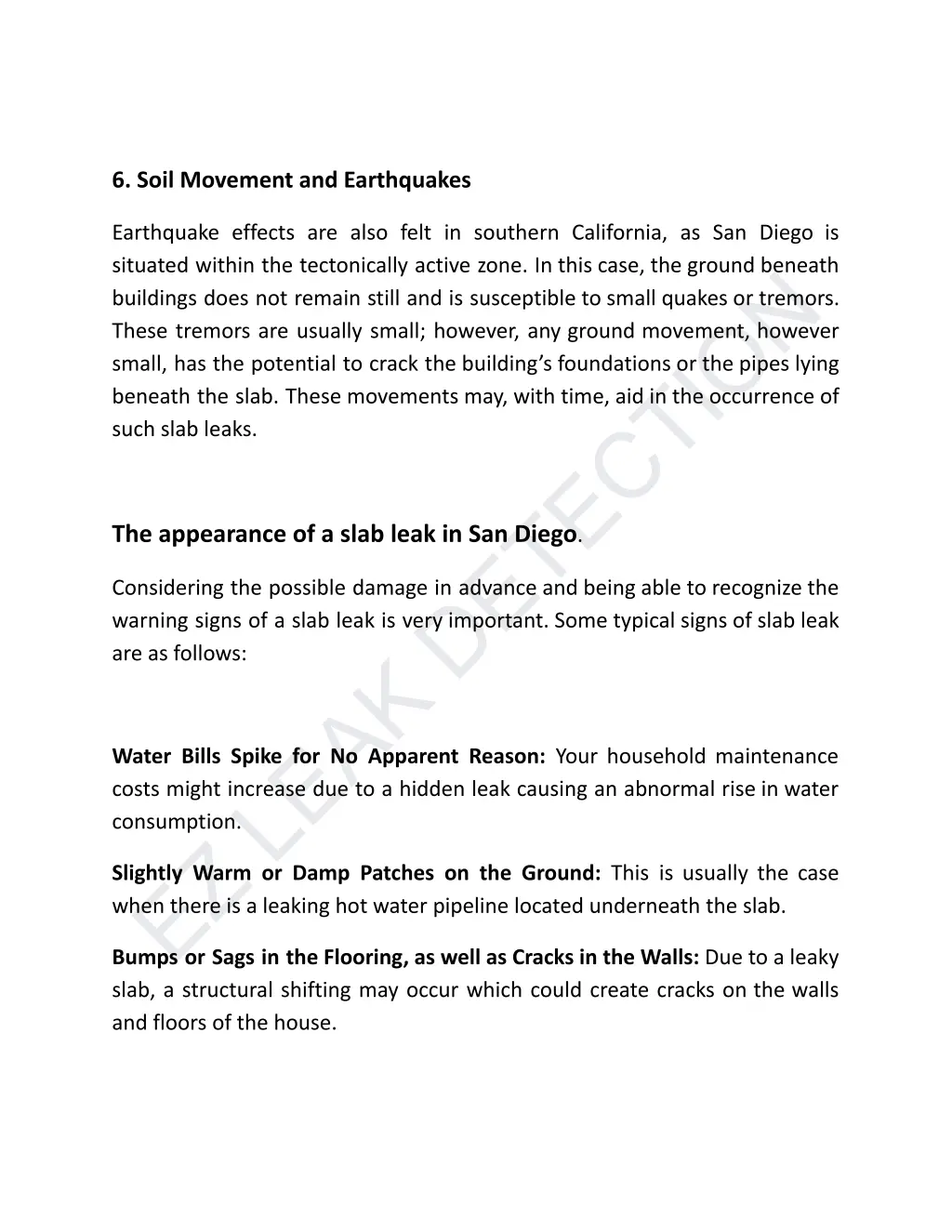 6 soil movement and earthquakes