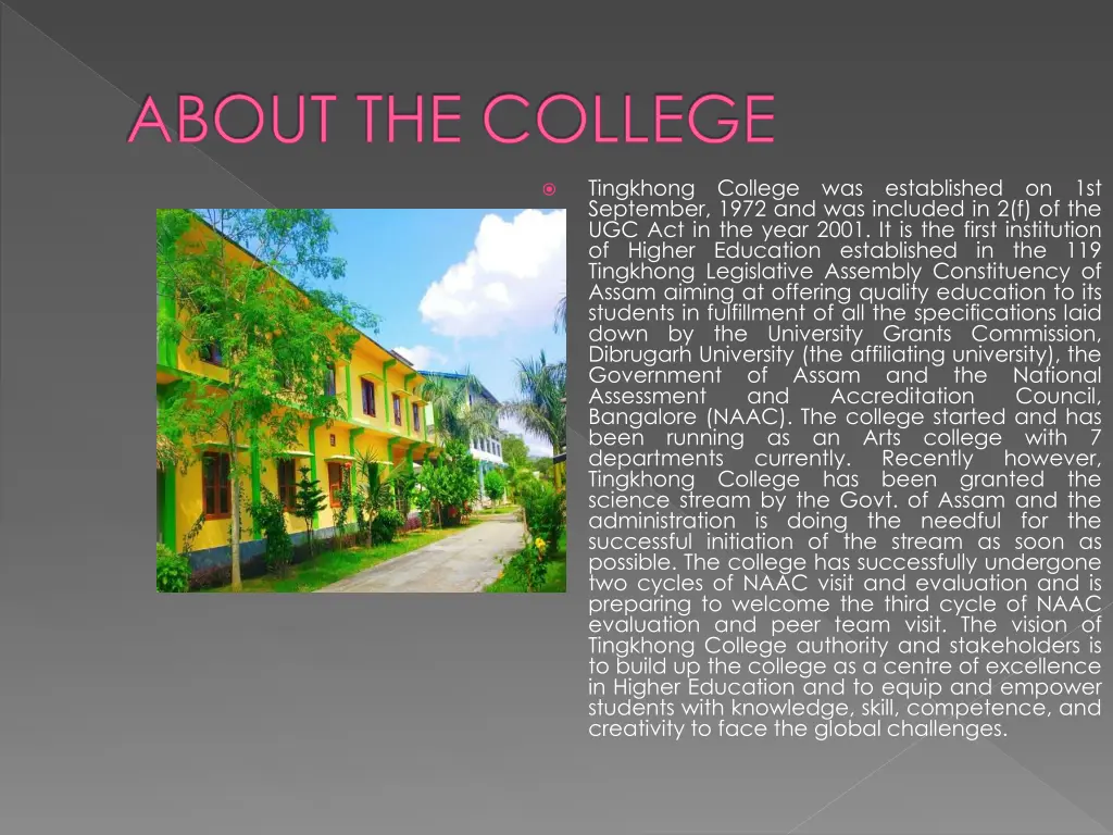 about the college