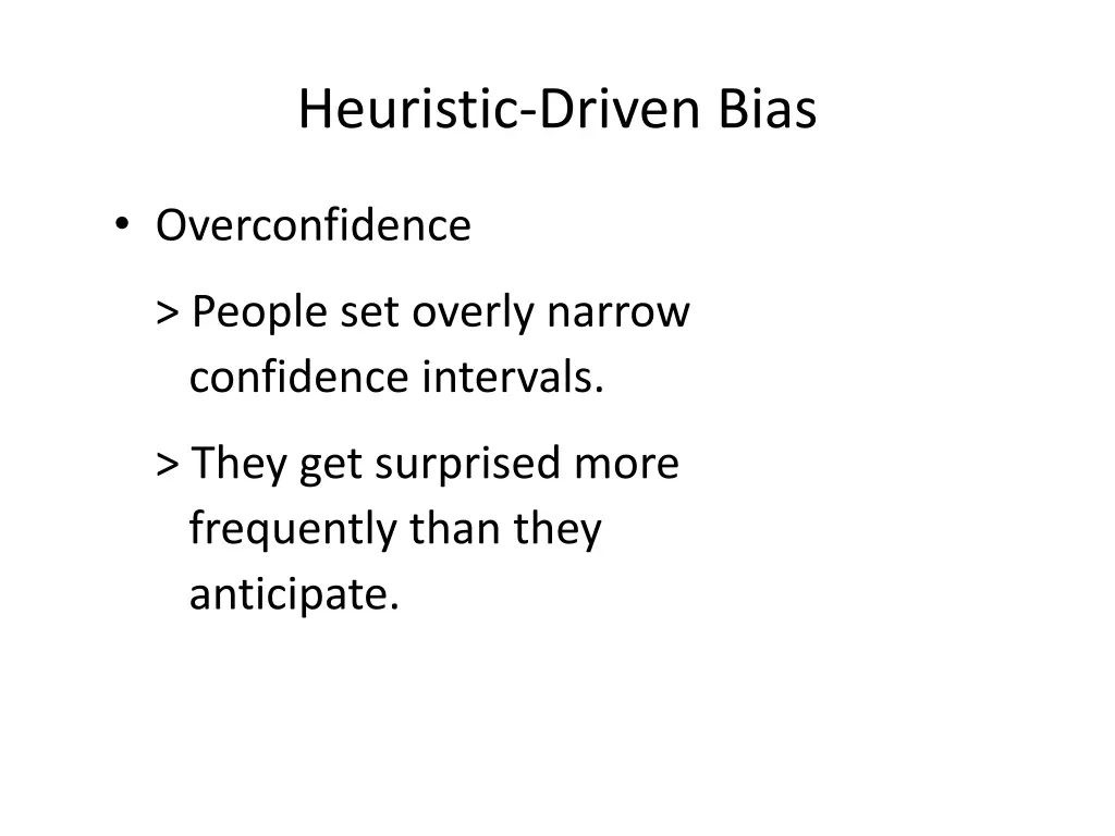 heuristic driven bias 2