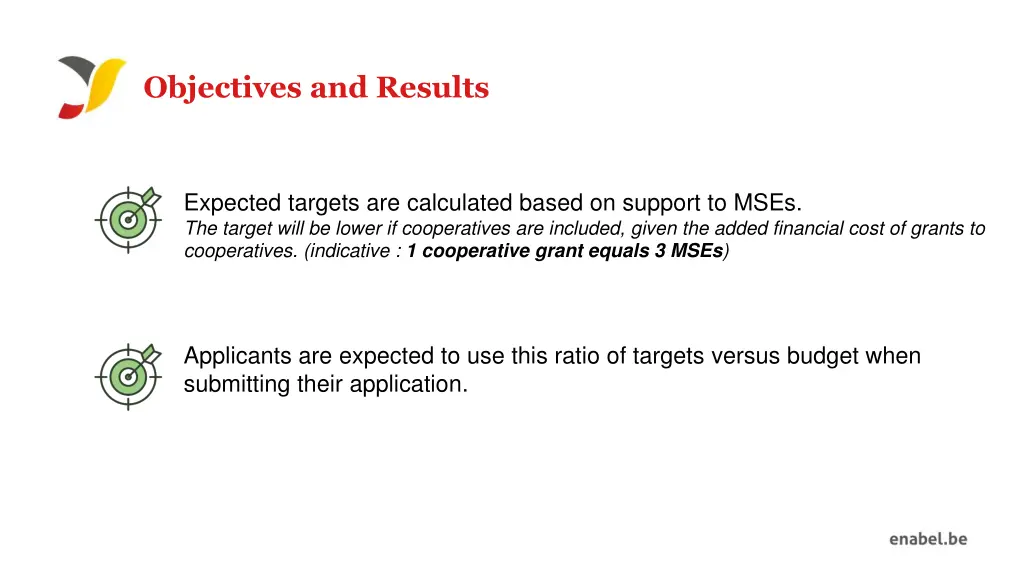 objectives and results 1