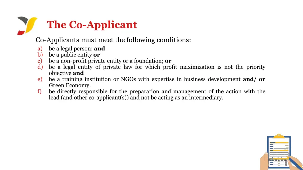 the co applicant 1