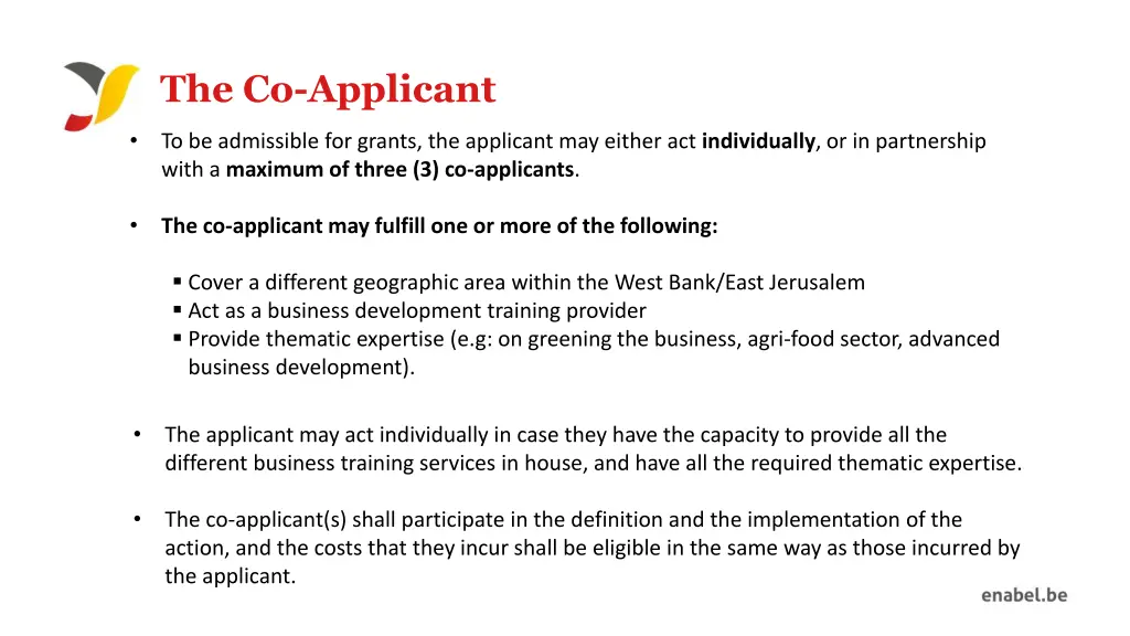 the co applicant