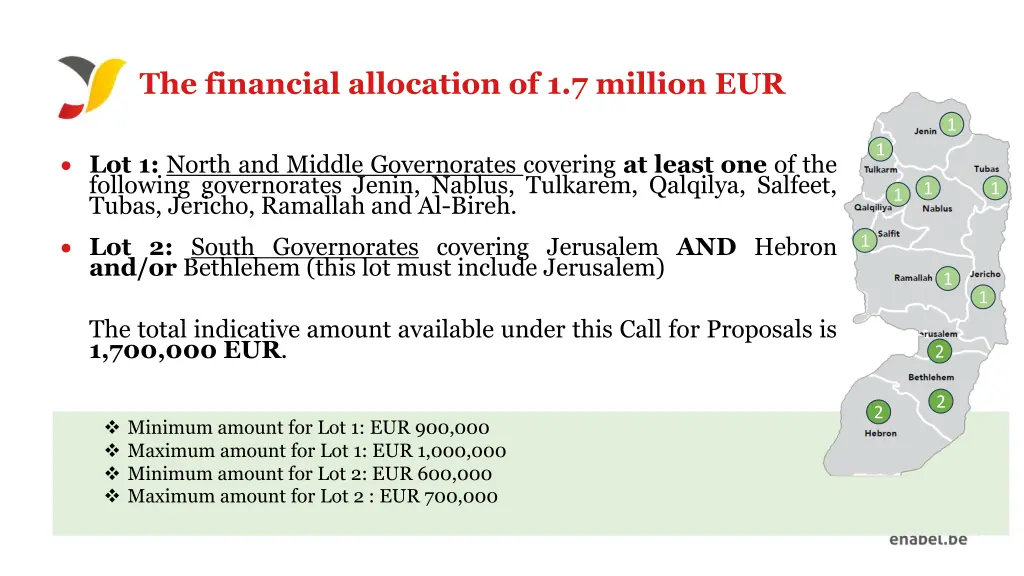 the financial allocation of 1 7 million eur