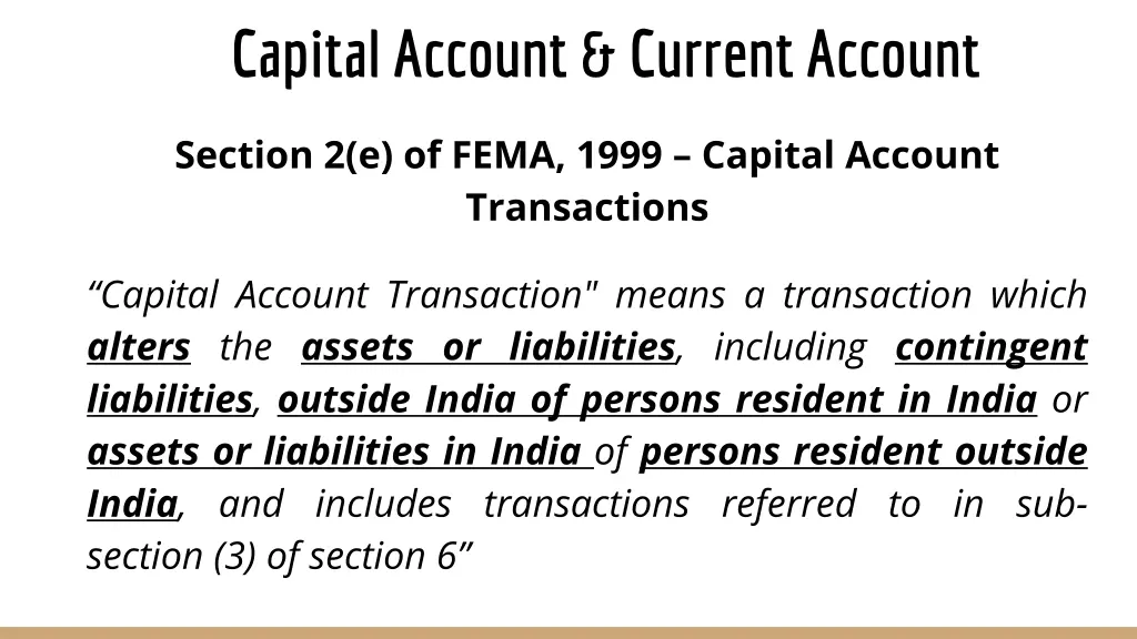 capital account current account