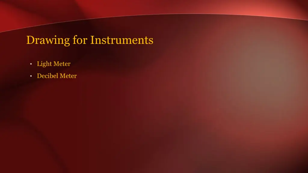 drawing for instruments