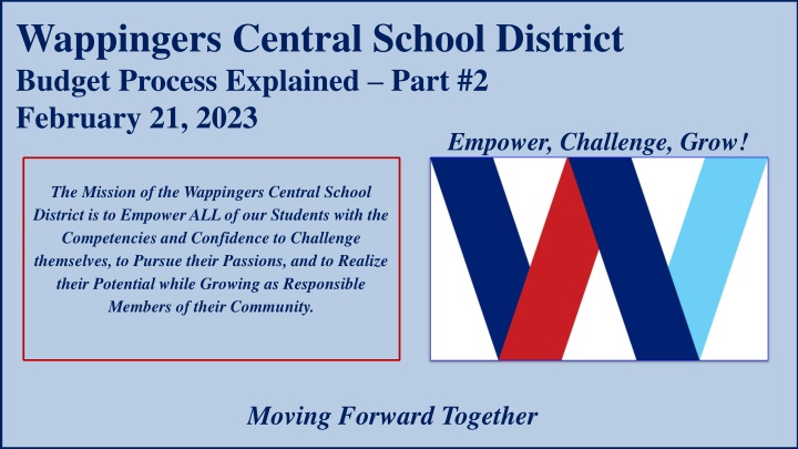 wappingers central school district budget process