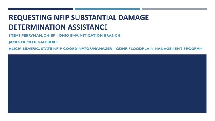 requesting nfip substantial damage determination