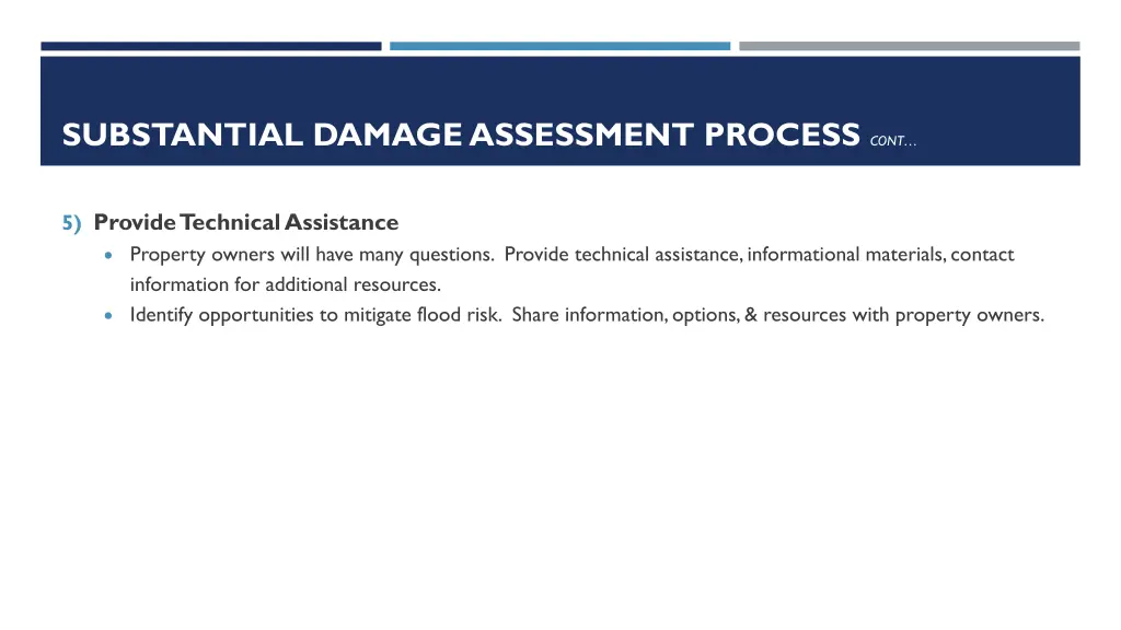 substantial damage assessment process cont 1