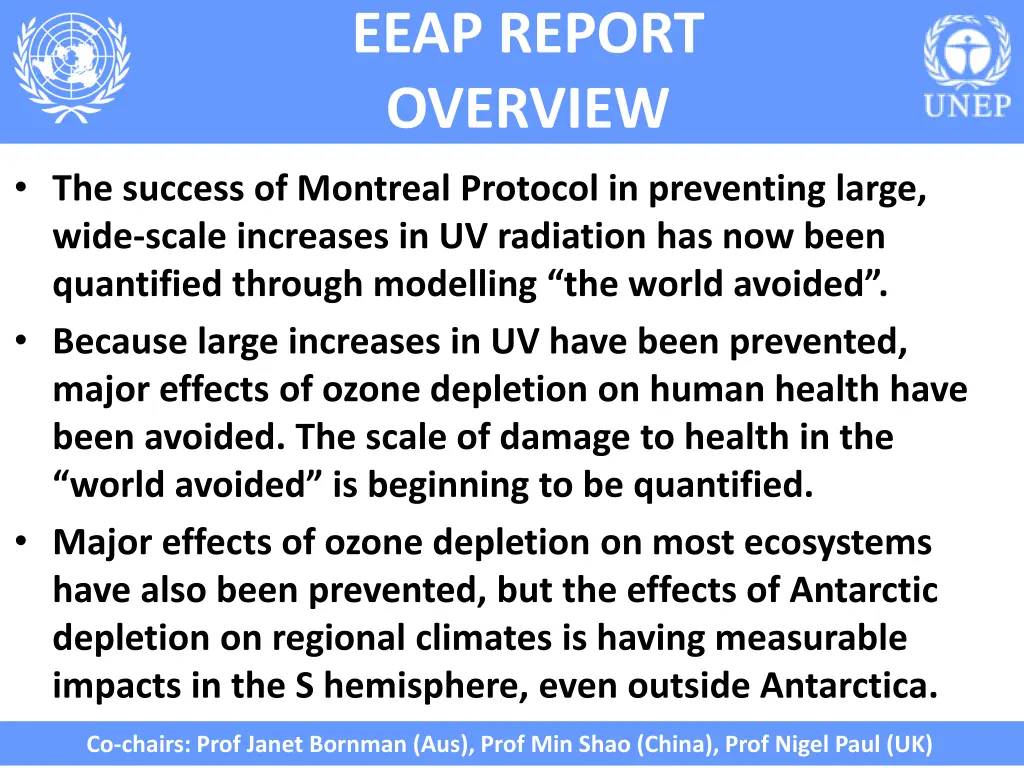 eeap report overview