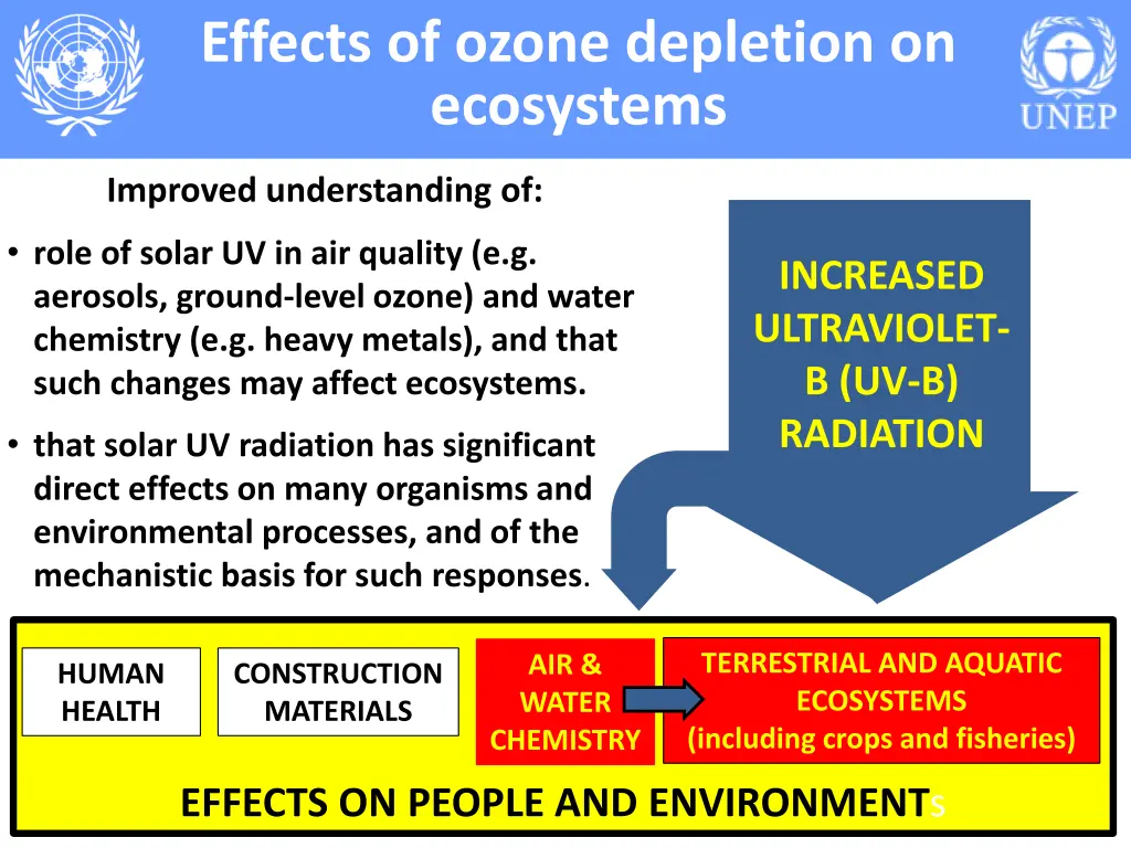 effects of ozone depletion on ecosystems 2