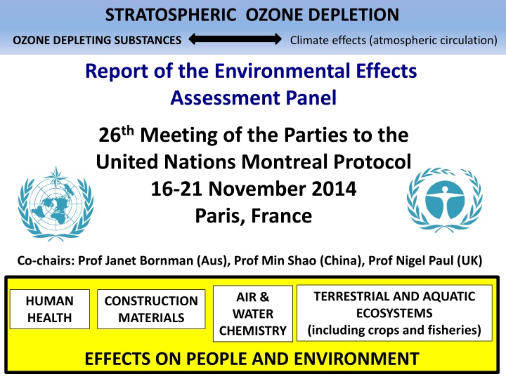 stratospheric ozone depletion