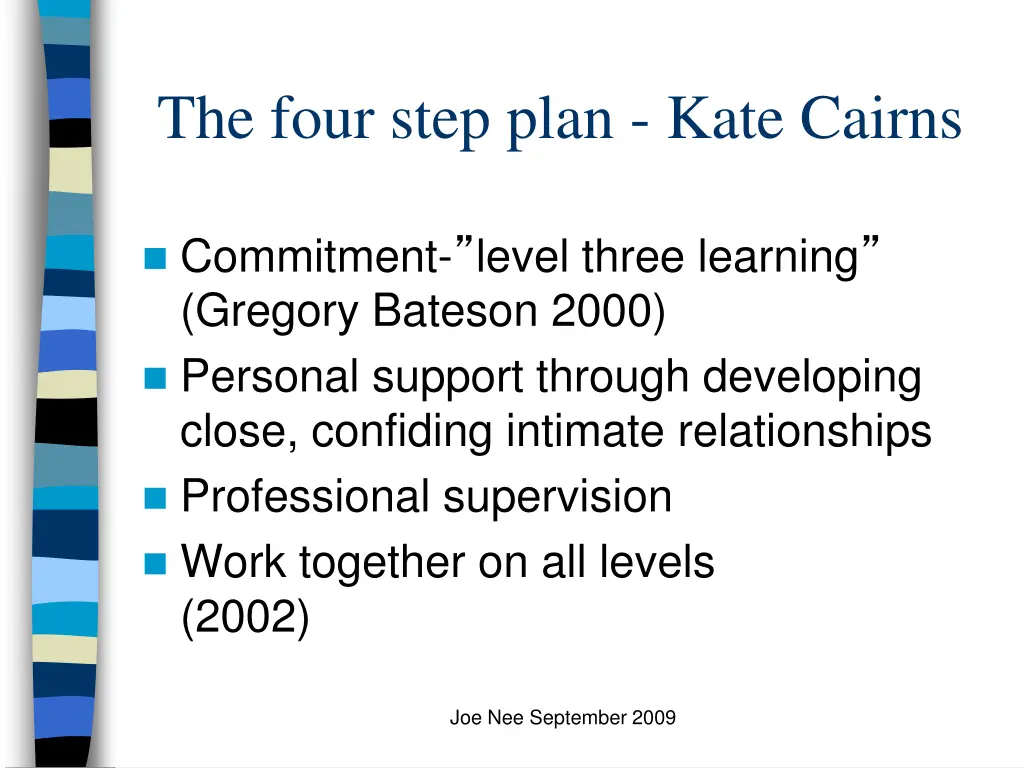 the four step plan kate cairns