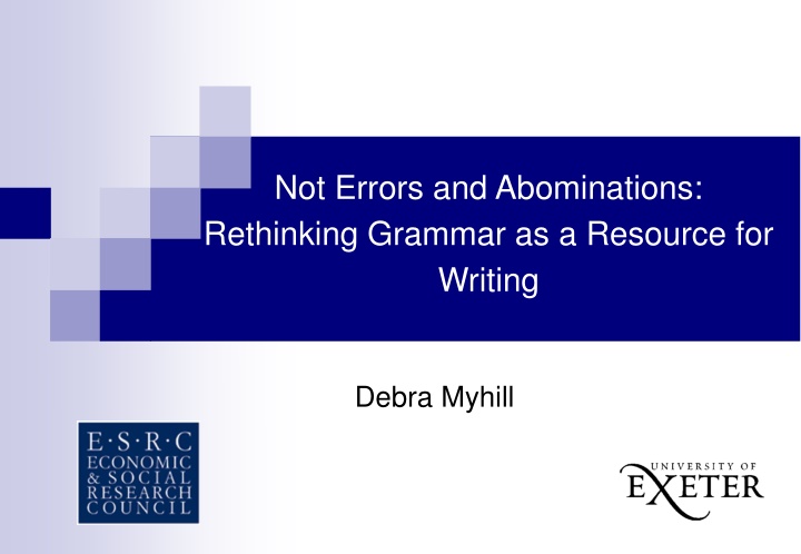 not errors and abominations rethinking grammar