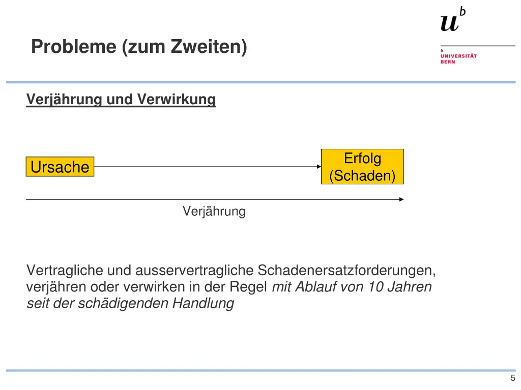 probleme zum zweiten