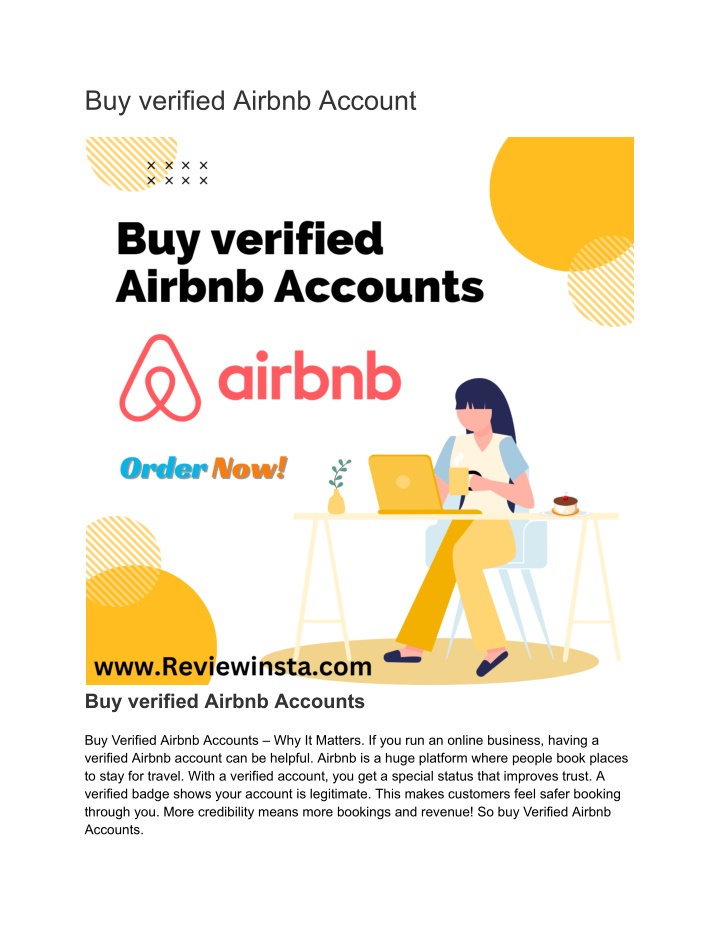 buy verified airbnb account