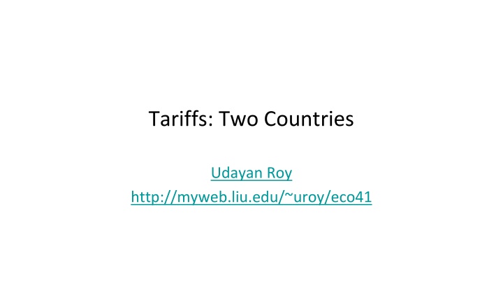 tariffs two countries