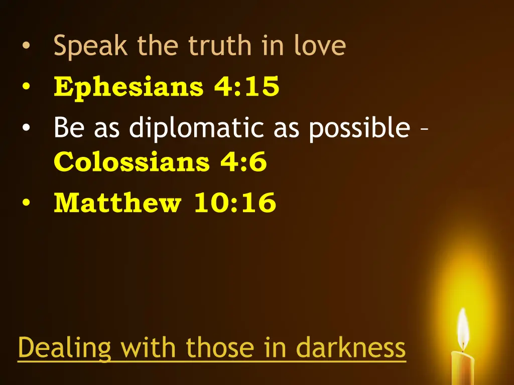 speak the truth in love ephesians