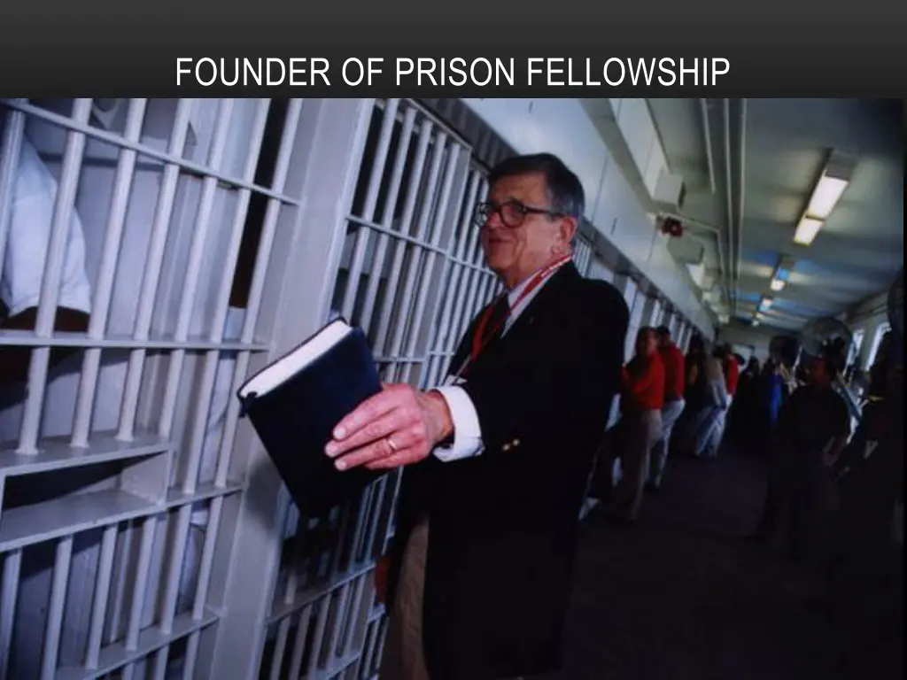 founder of prison fellowship