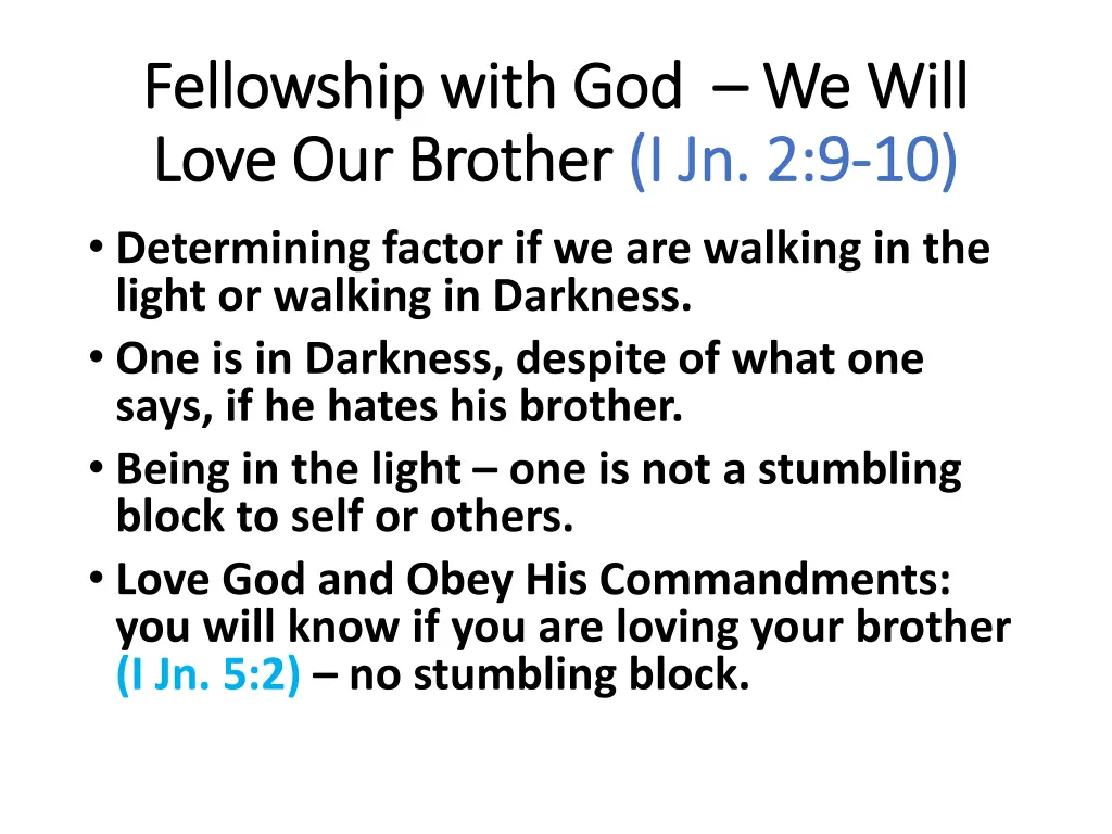 fellowship with god fellowship with god we will 2