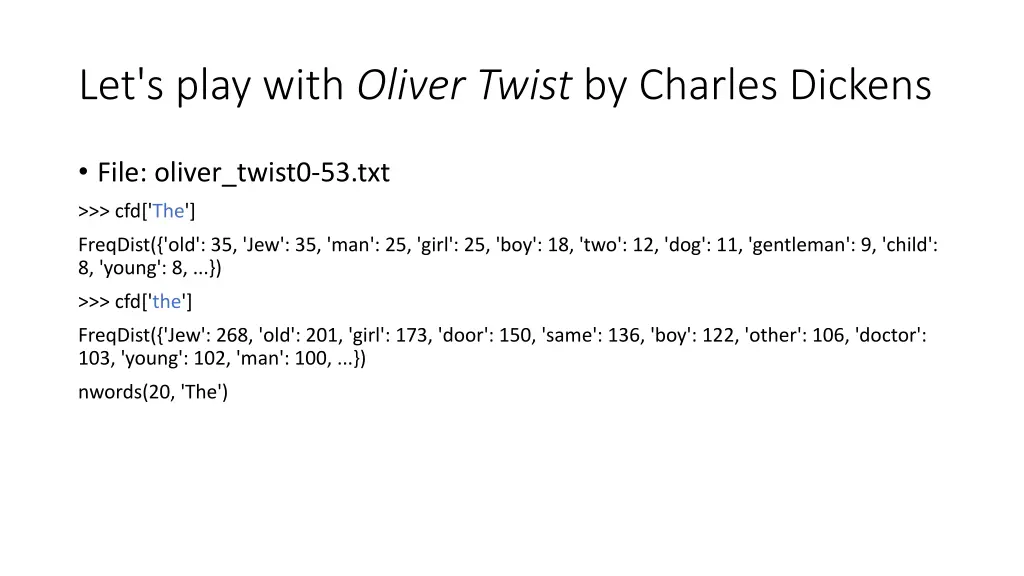 let s play with oliver twist by charles dickens 1