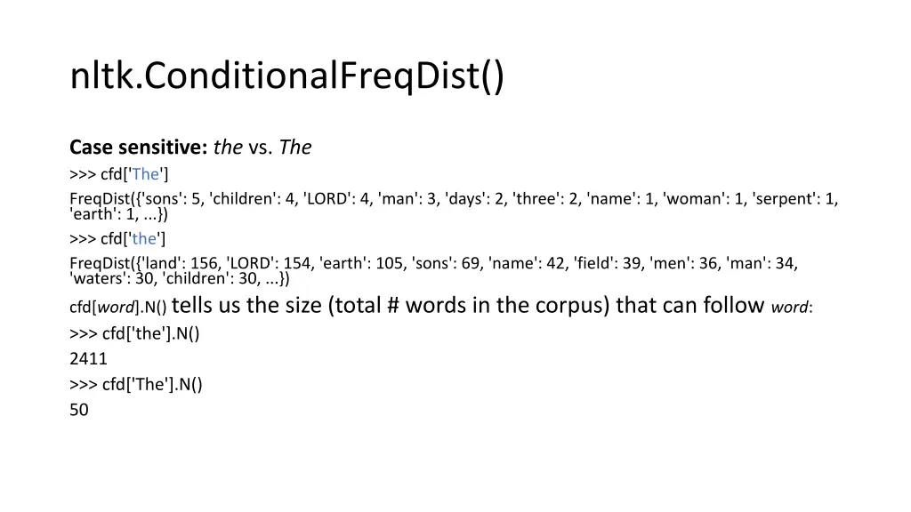 nltk conditionalfreqdist 1