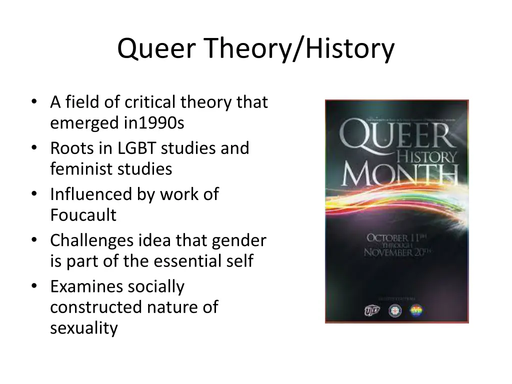 queer theory history