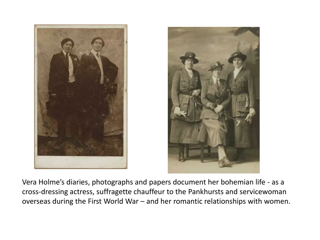 vera holme s diaries photographs and papers