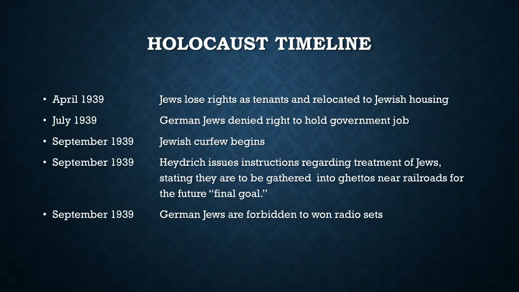 holocaust timeline 3