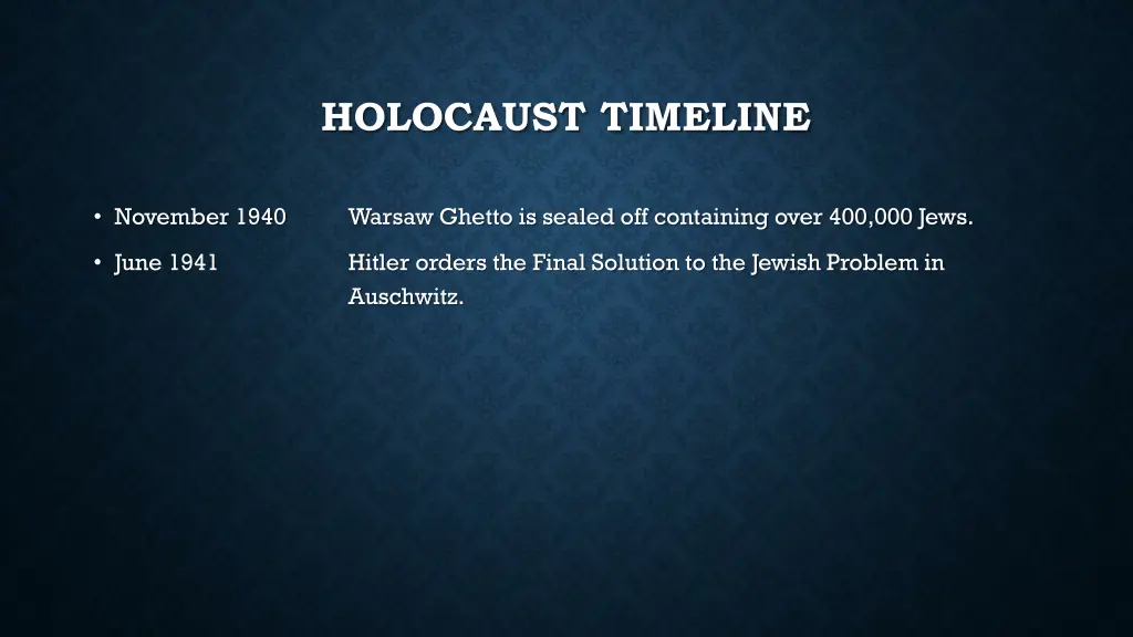 holocaust timeline 5