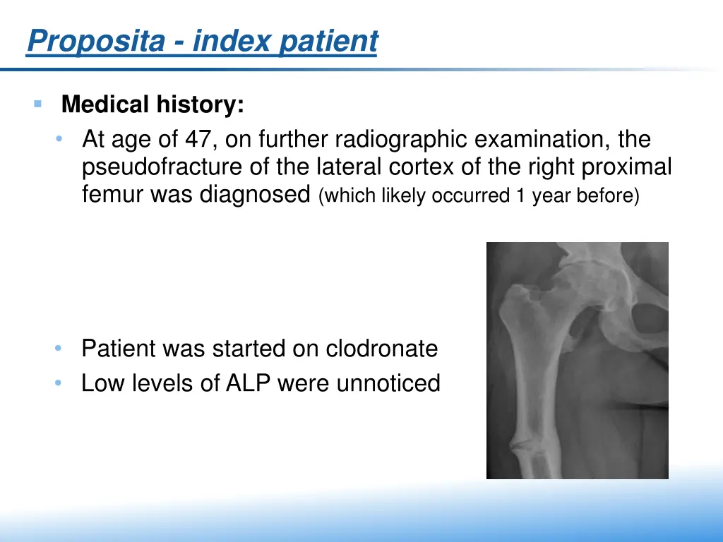 proposita index patient 1