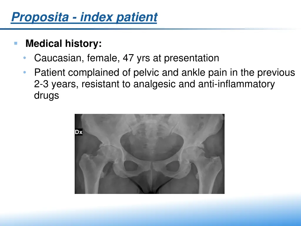 proposita index patient