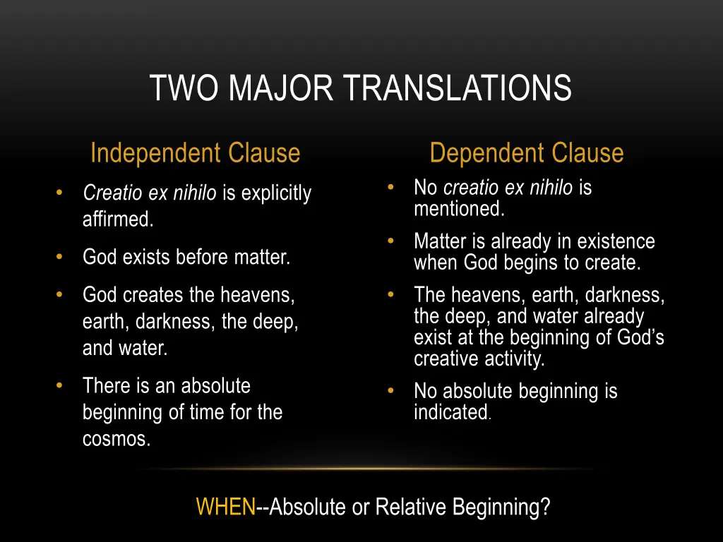 two major translations 4