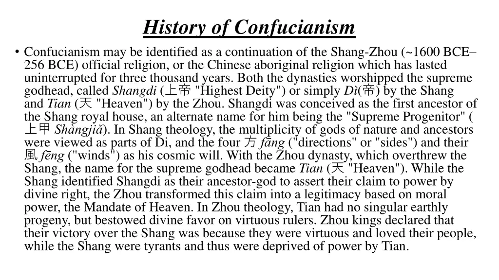 history of confucianism